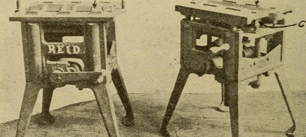 An illustration from Pattern making; a practical treatise for the pattern maker on wood-working and wood turning, tools and equipment, construction of simple and complicated patterns, modern molding machines and molding practice, 1921, leaf 211