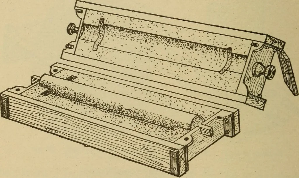 An illustration from Pattern making; a practical treatise for the pattern maker on wood-working and wood turning, tools and equipment, construction of simple and complicated patterns, modern molding machines and molding practice, 1921, leaf 229