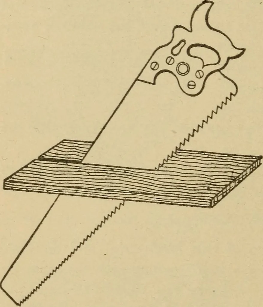 An illustration from Pattern making; a practical treatise for the pattern maker on wood-working and wood turning, tools and equipment, construction of simple and complicated patterns, modern molding machines and molding practice, 1921, leaf 23