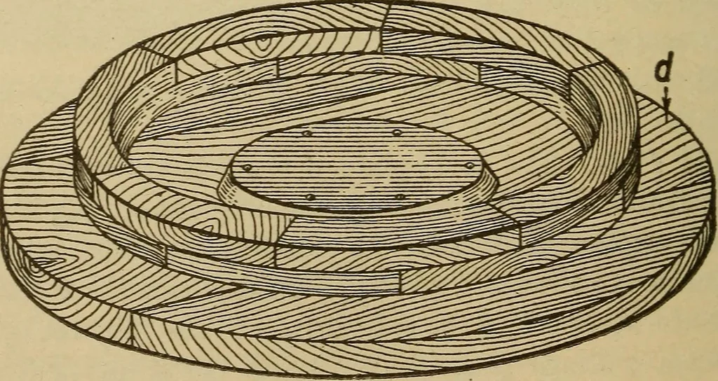 An illustration from Pattern making; a practical treatise for the pattern maker on wood-working and wood turning, tools and equipment, construction of simple and complicated patterns, modern molding machines and molding practice, 1921, leaf 237