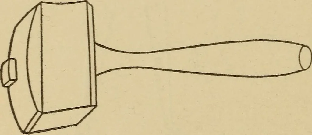 An illustration from Pattern making; a practical treatise for the pattern maker on wood-working and wood turning, tools and equipment, construction of simple and complicated patterns, modern molding machines and molding practice, 1921, leaf 49