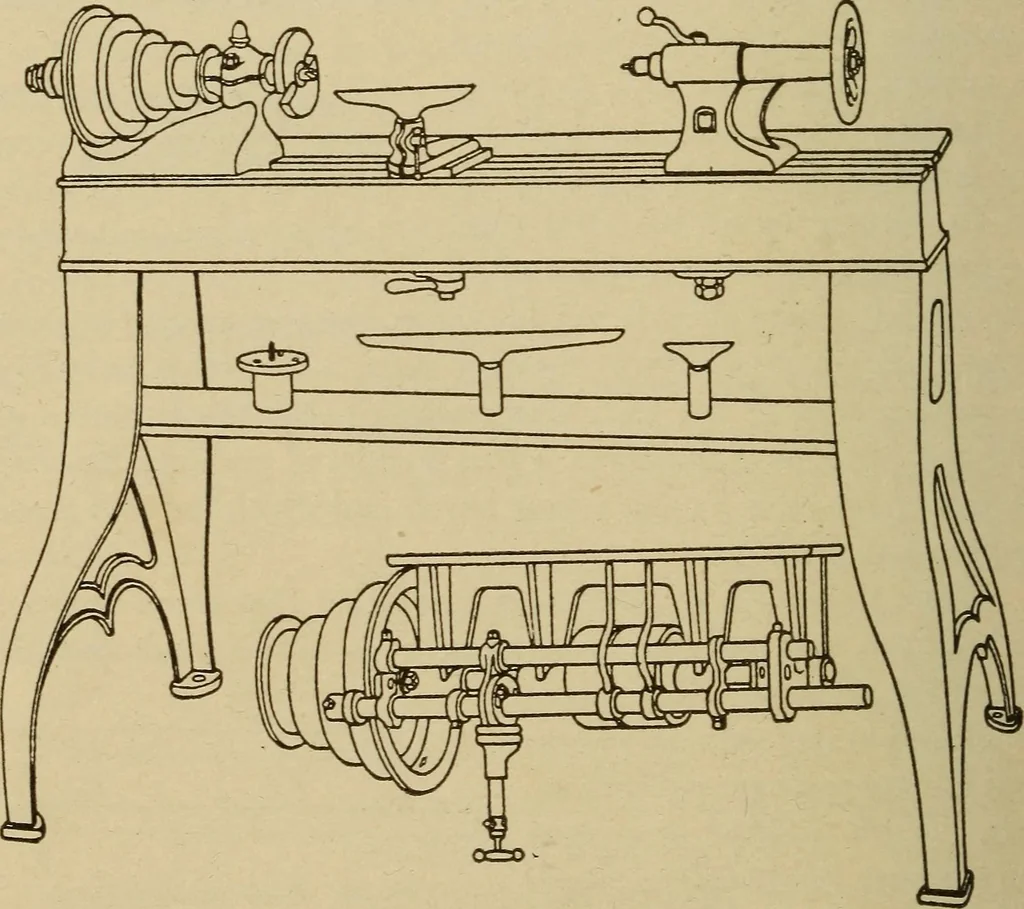 An illustration from Pattern making; a practical treatise for the pattern maker on wood-working and wood turning, tools and equipment, construction of simple and complicated patterns, modern molding machines and molding practice, 1921, leaf 55