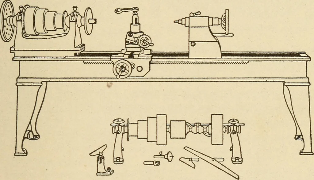 An illustration from Pattern making; a practical treatise for the pattern maker on wood-working and wood turning, tools and equipment, construction of simple and complicated patterns, modern molding machines and molding practice, 1921, leaf 56