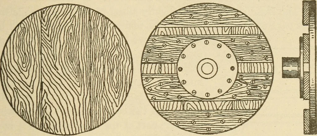 An illustration from Pattern making; a practical treatise for the pattern maker on wood-working and wood turning, tools and equipment, construction of simple and complicated patterns, modern molding machines and molding practice, 1921, leaf 58