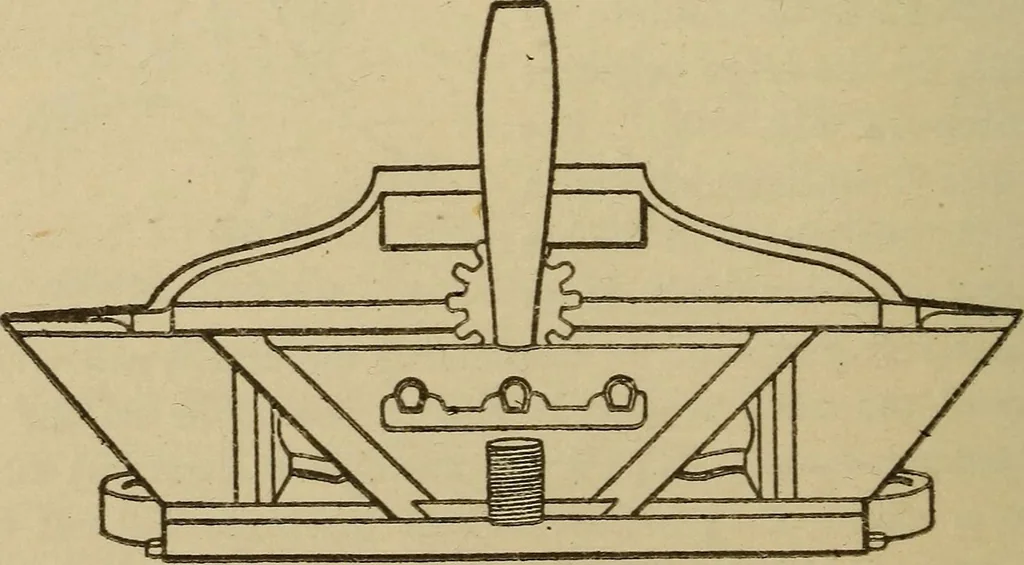 An illustration from Pattern making; a practical treatise for the pattern maker on wood-working and wood turning, tools and equipment, construction of simple and complicated patterns, modern molding machines and molding practice, 1921, leaf 65