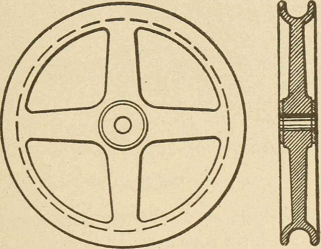 An illustration from Pattern making; a practical treatise for the pattern maker on wood-working and wood turning, tools and equipment, construction of simple and complicated patterns, modern molding machines and molding practice, 1921, leaf 72