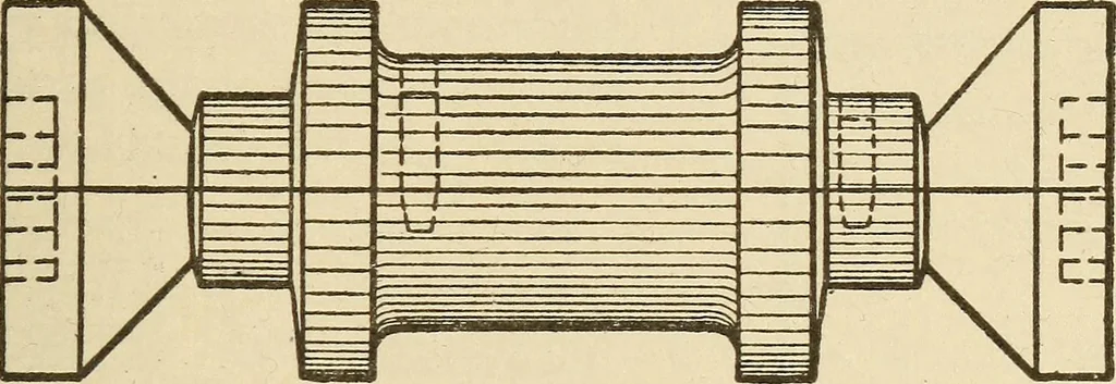 An illustration from Pattern making; a practical treatise for the pattern maker on wood-working and wood turning, tools and equipment, construction of simple and complicated patterns, modern molding machines and molding practice, 1921, leaf 96