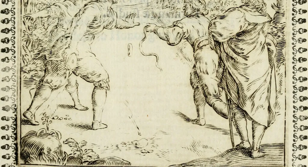 An illustration from Pauli Maccii Emblemata, 1628, leaf 104