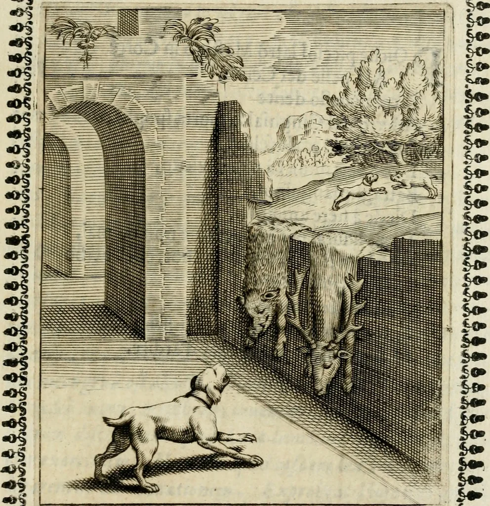 An illustration from Pauli Maccii Emblemata, 1628, leaf 14