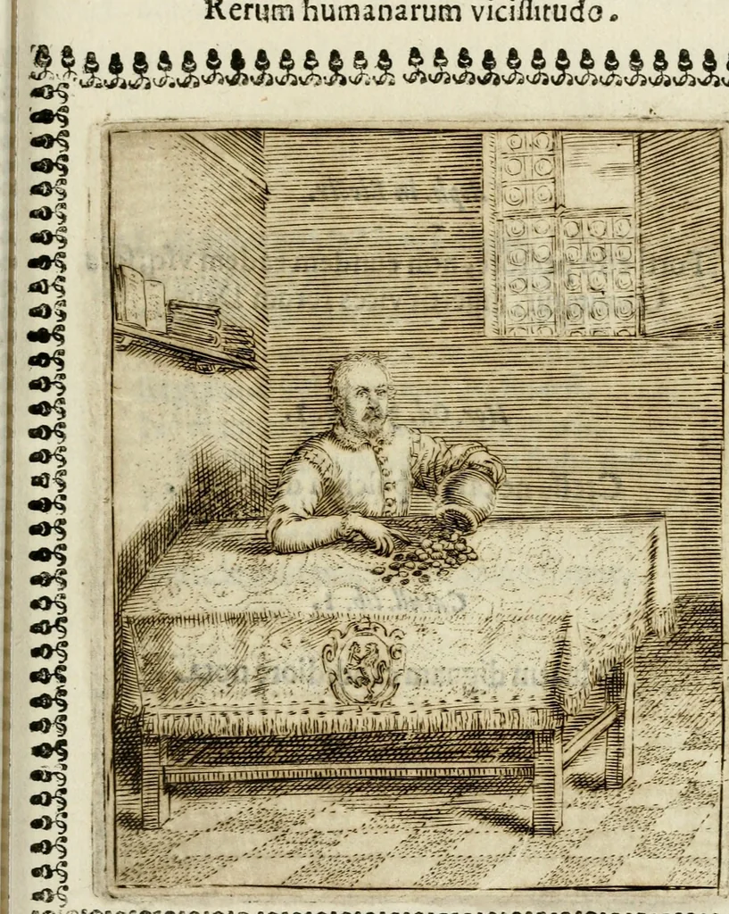 An illustration from Pauli Maccii Emblemata, 1628, leaf 144