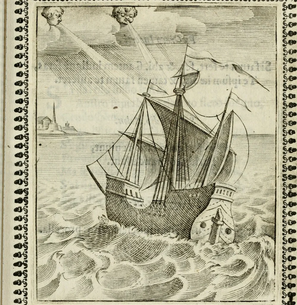 An illustration from Pauli Maccii Emblemata, 1628, leaf 180