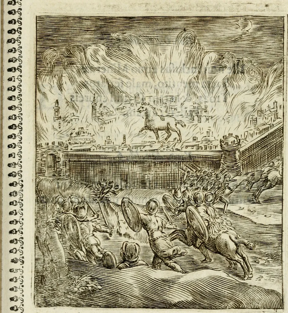 An illustration from Pauli Maccii Emblemata, 1628, leaf 184