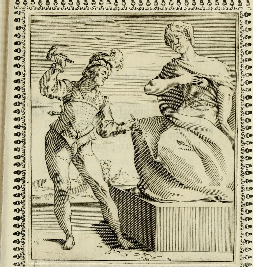 An illustration from Pauli Maccii Emblemata, 1628, leaf 204