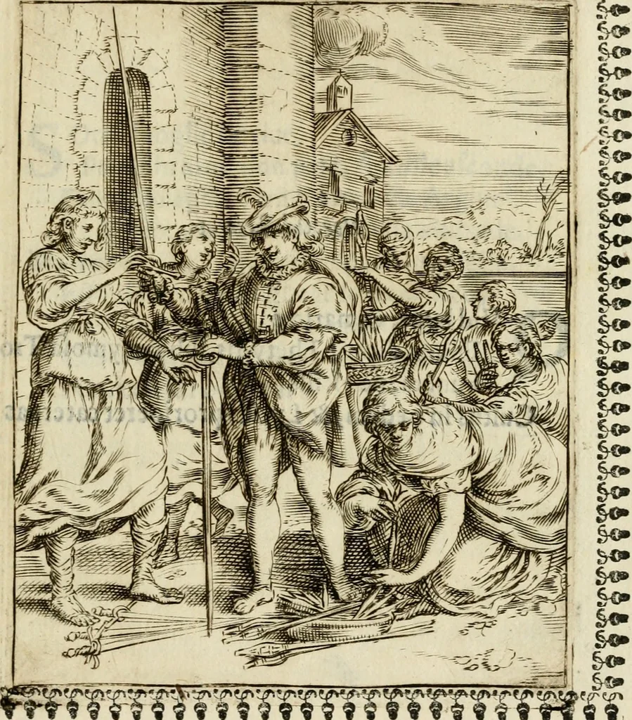 An illustration from Pauli Maccii Emblemata, 1628, leaf 240