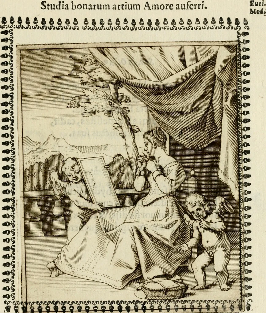 An illustration from Pauli Maccii Emblemata, 1628, leaf 252