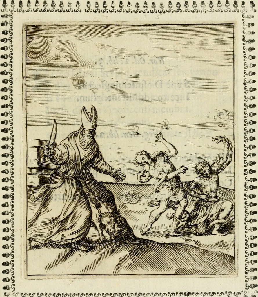 An illustration from Pauli Maccii Emblemata, 1628, leaf 268