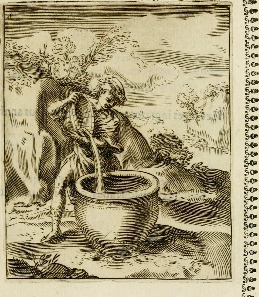 An illustration from Pauli Maccii Emblemata, 1628, leaf 272