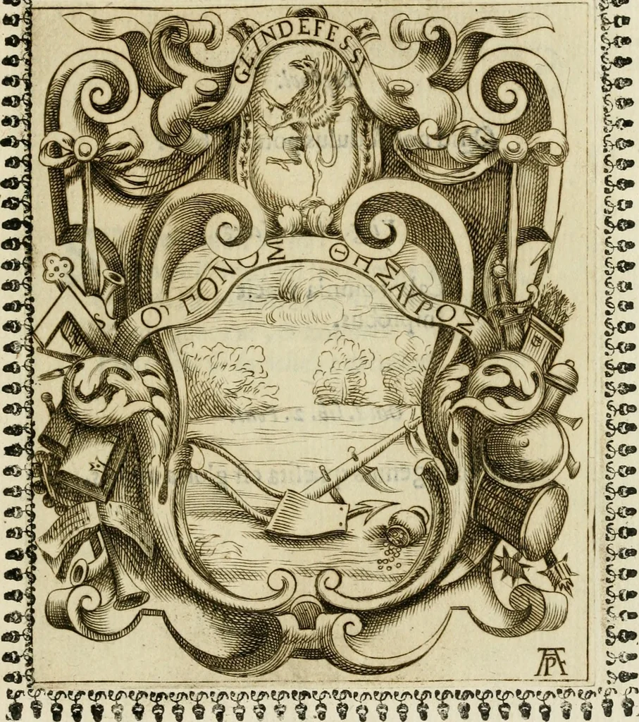 An illustration from Pauli Maccii Emblemata, 1628, leaf 276