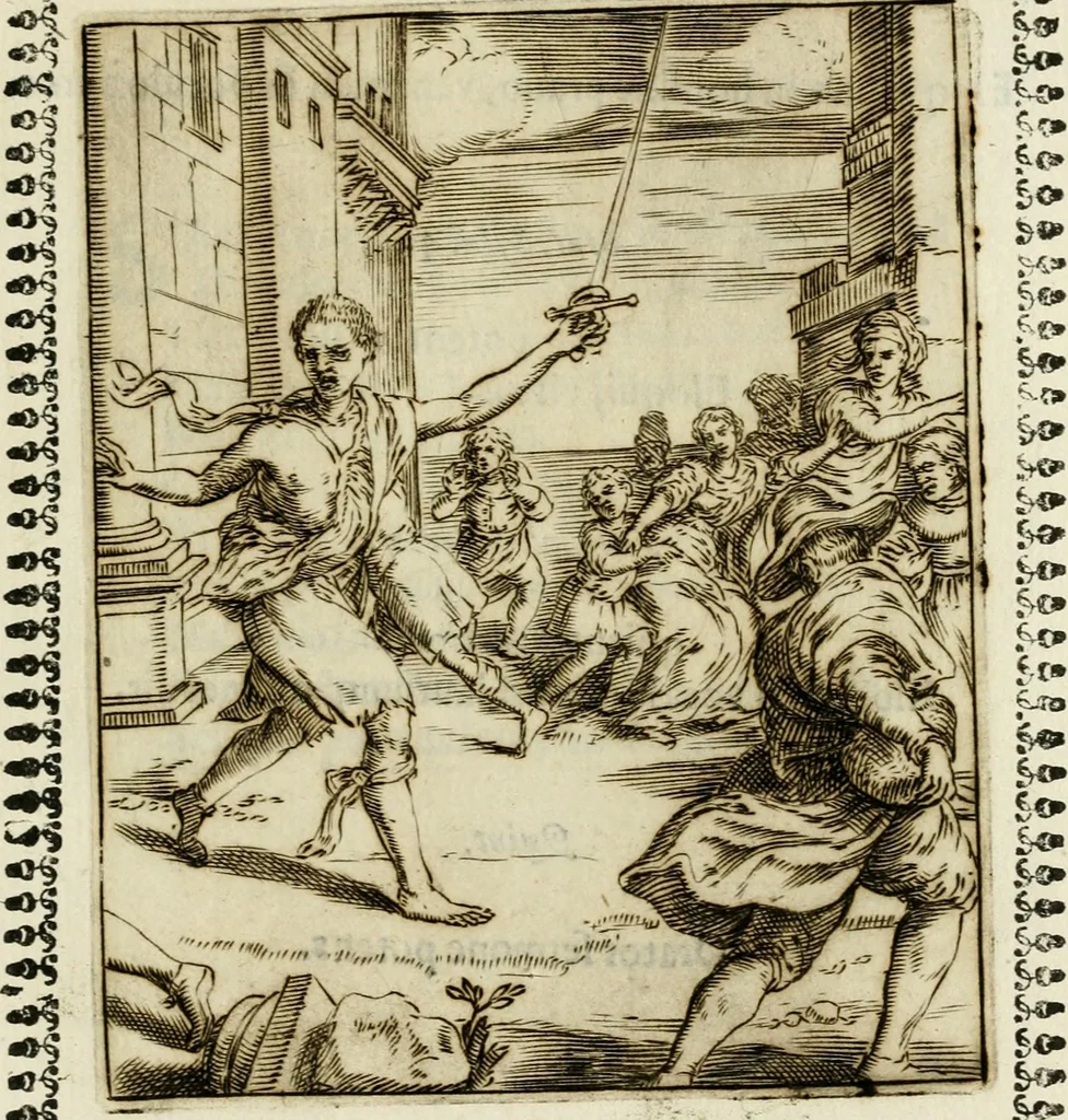 An illustration from Pauli Maccii Emblemata, 1628, leaf 300