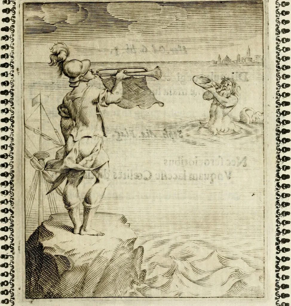 An illustration from Pauli Maccii Emblemata, 1628, leaf 32