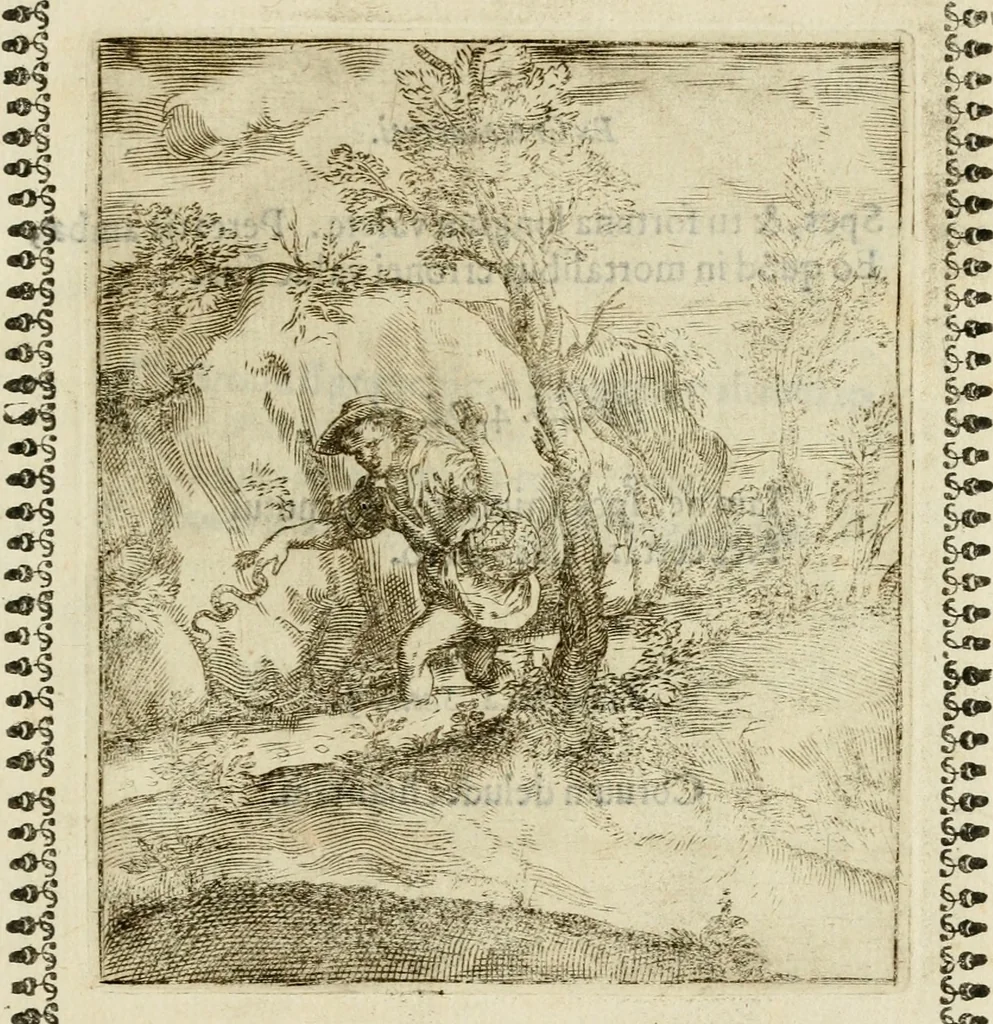 An illustration from Pauli Maccii Emblemata, 1628, leaf 324