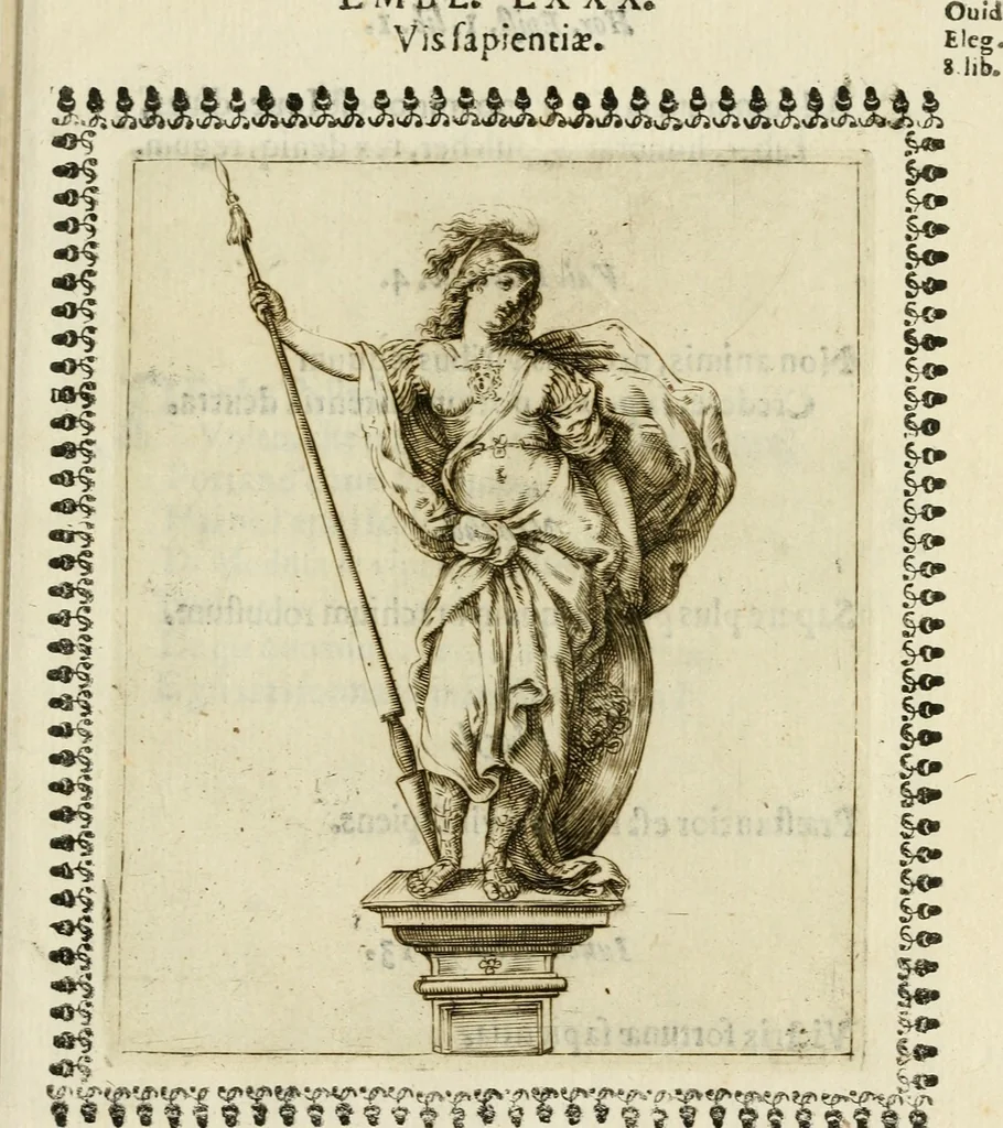 An illustration from Pauli Maccii Emblemata, 1628, leaf 332