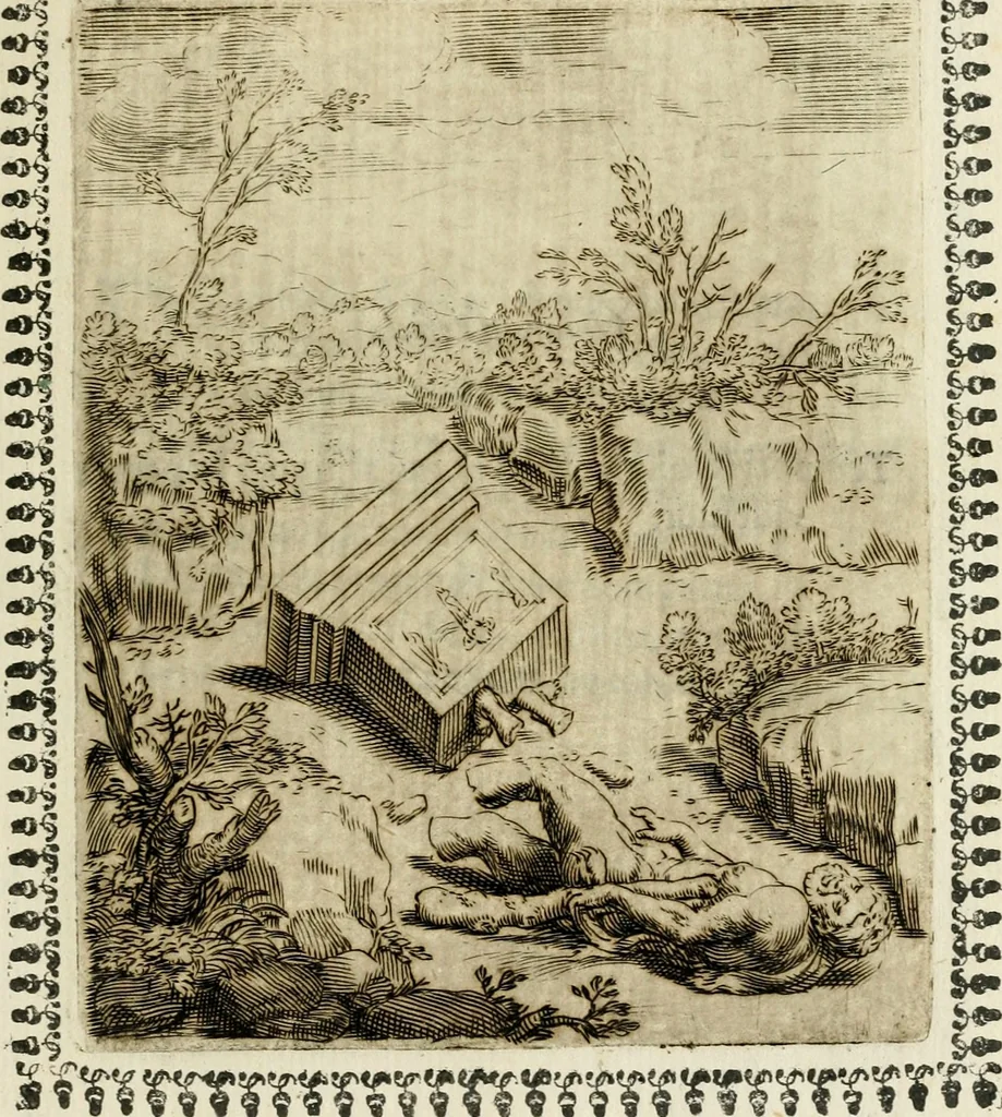 An illustration from Pauli Maccii Emblemata, 1628, leaf 52
