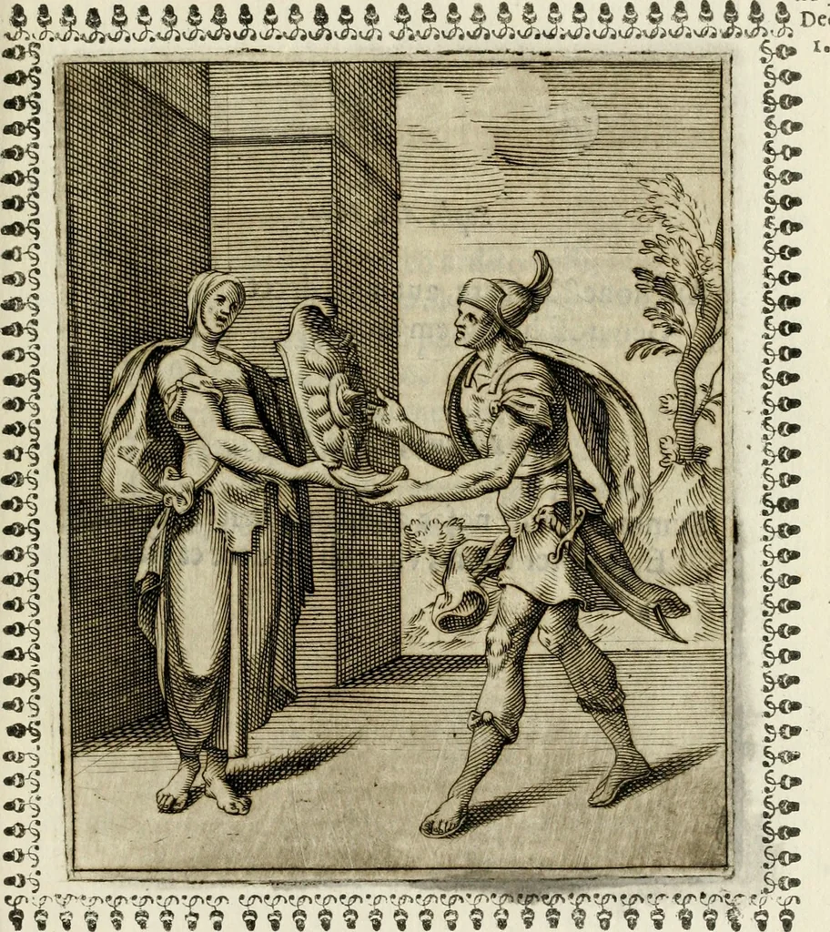 An illustration from Pauli Maccii Emblemata, 1628, leaf 56
