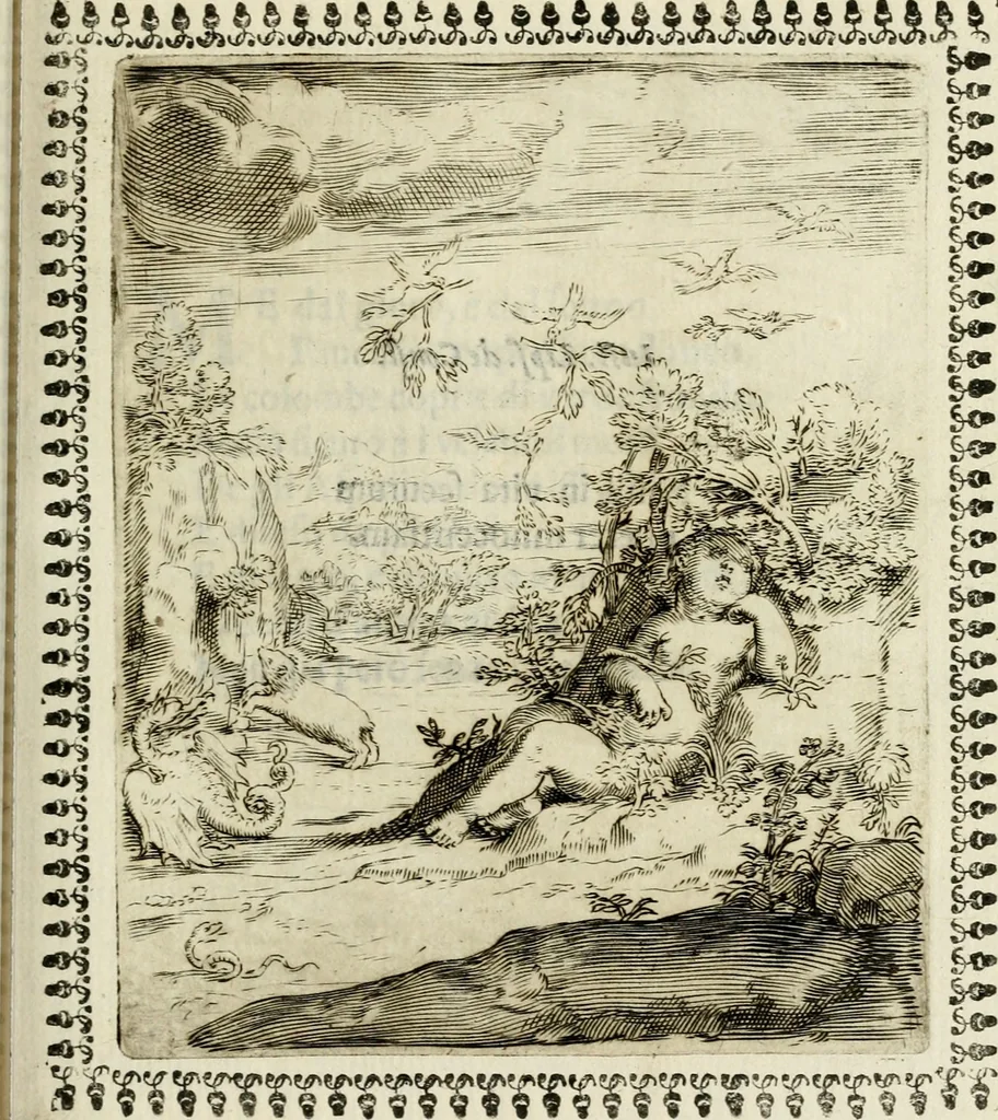 An illustration from Pauli Maccii Emblemata, 1628, leaf 84