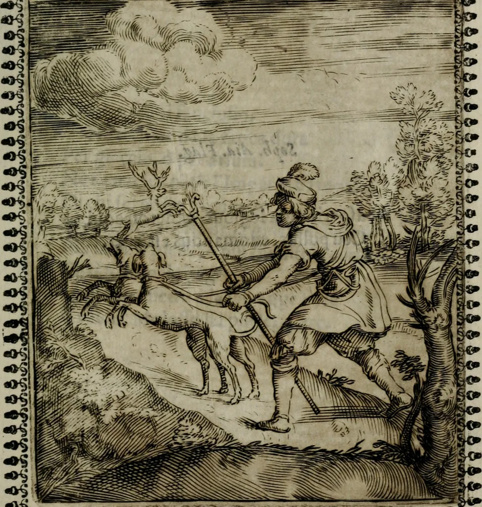 An illustration from Pauli Maccii Emblemata, 1628, leaf 106