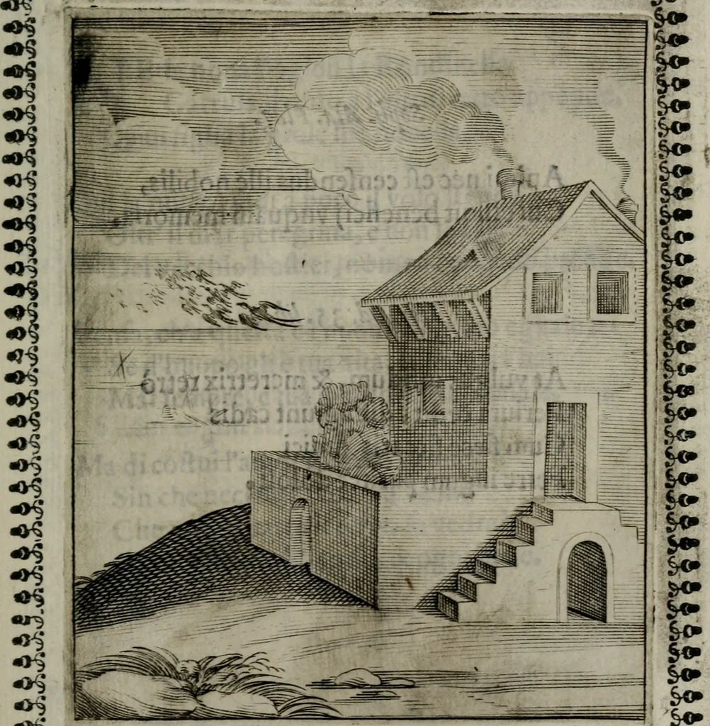 An illustration from Pauli Maccii Emblemata, 1628, leaf 110