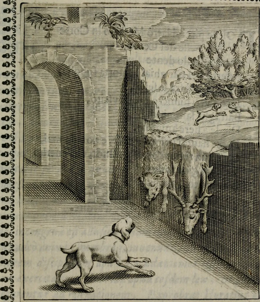 An illustration from Pauli Maccii Emblemata, 1628, leaf 12