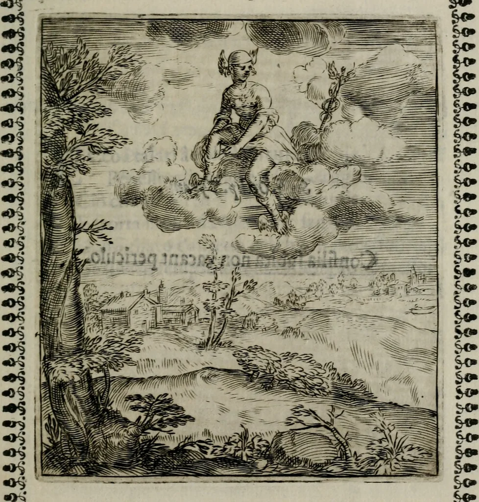 An illustration from Pauli Maccii Emblemata, 1628, leaf 134