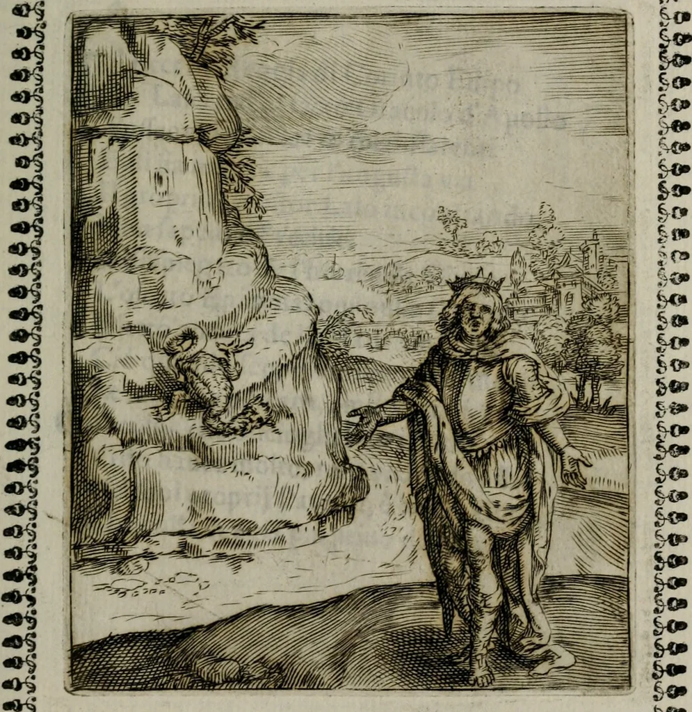 An illustration from Pauli Maccii Emblemata, 1628, leaf 146