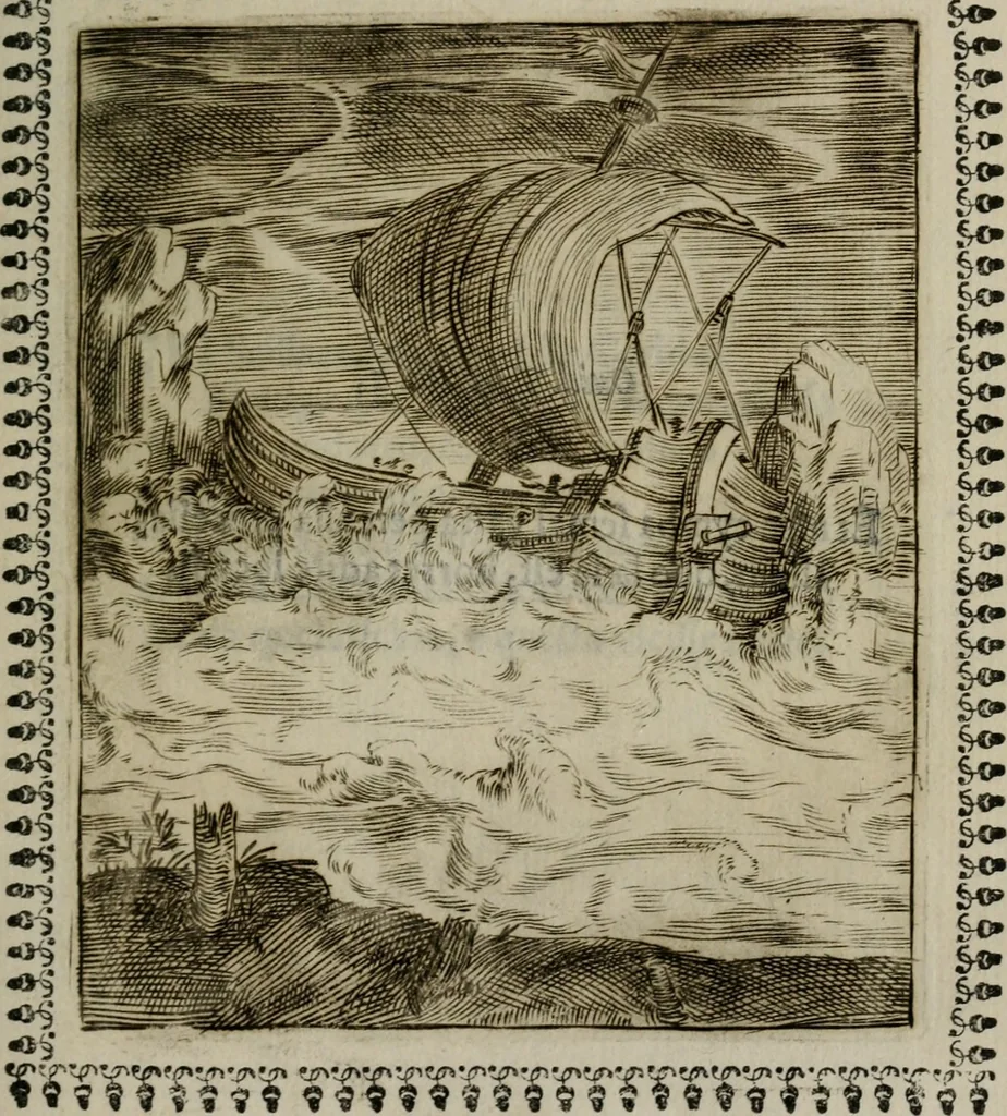 An illustration from Pauli Maccii Emblemata, 1628, leaf 174