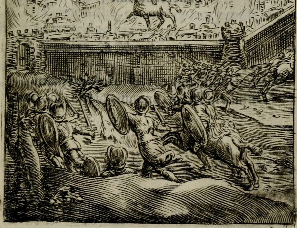 An illustration from Pauli Maccii Emblemata, 1628, leaf 182