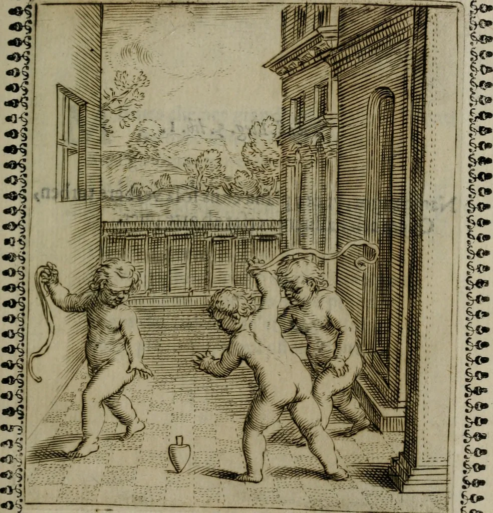 An illustration from Pauli Maccii Emblemata, 1628, leaf 198