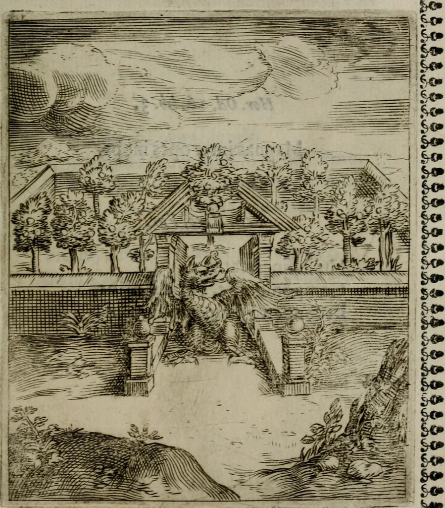 An illustration from Pauli Maccii Emblemata, 1628, leaf 218