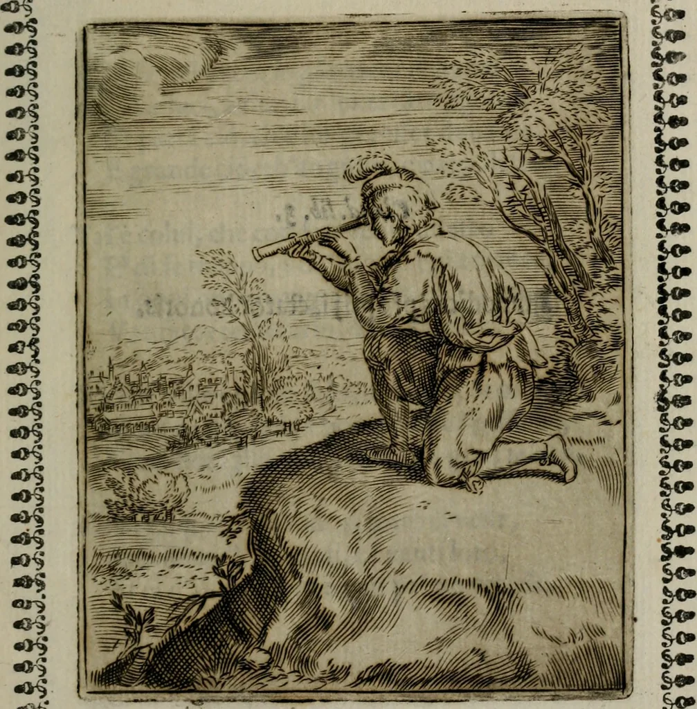 An illustration from Pauli Maccii Emblemata, 1628, leaf 22