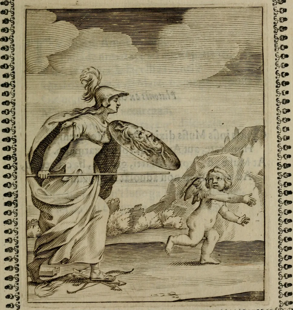 An illustration from Pauli Maccii Emblemata, 1628, leaf 242