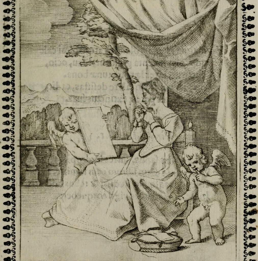 An illustration from Pauli Maccii Emblemata, 1628, leaf 250
