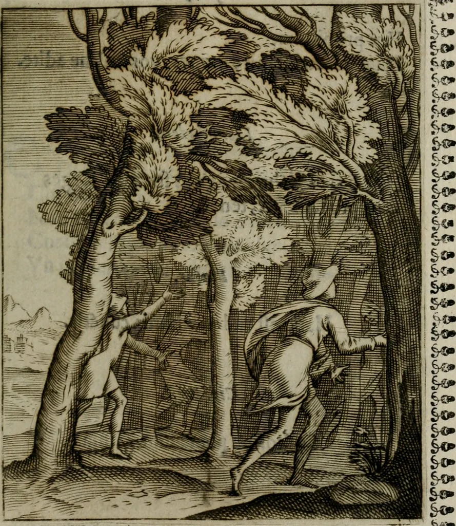 An illustration from Pauli Maccii Emblemata, 1628, leaf 258