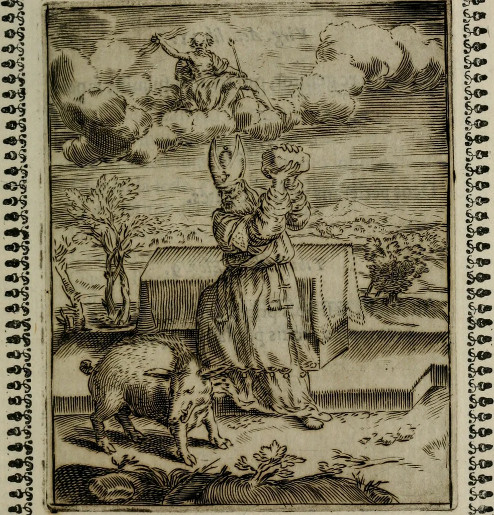 An illustration from Pauli Maccii Emblemata, 1628, leaf 26