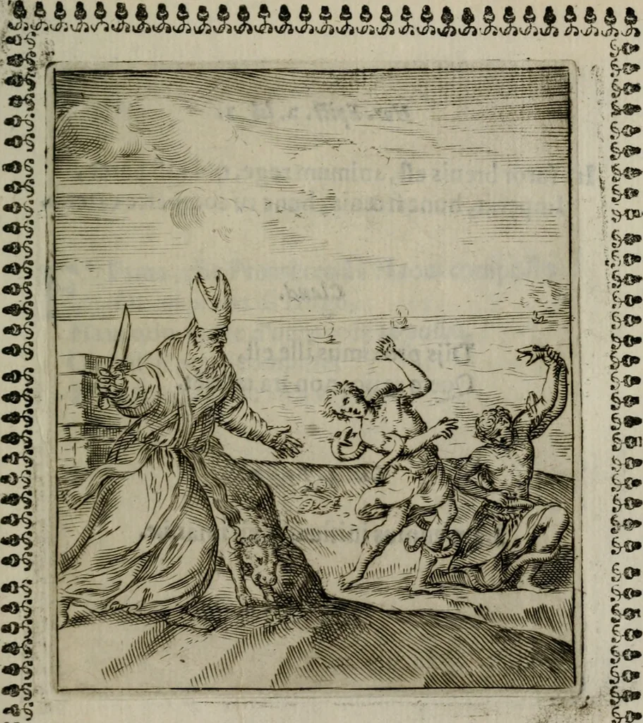 An illustration from Pauli Maccii Emblemata, 1628, leaf 262