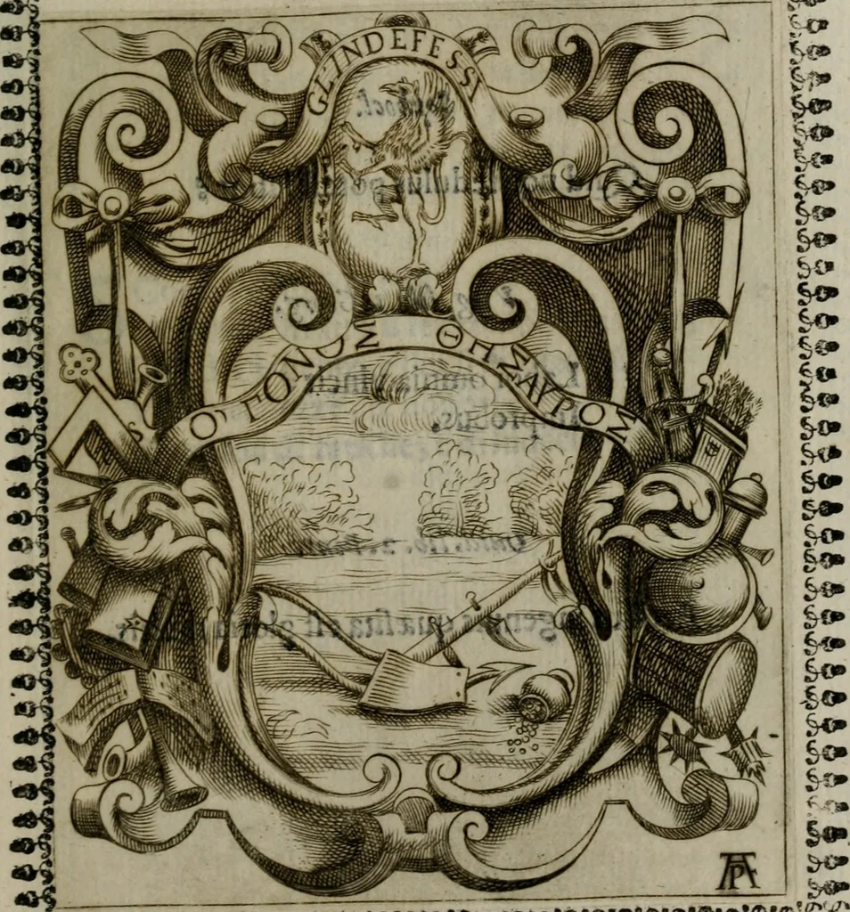 An illustration from Pauli Maccii Emblemata, 1628, leaf 274