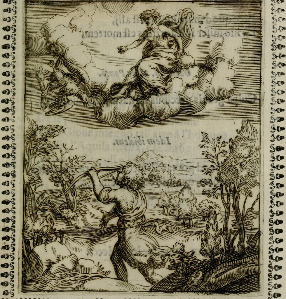 An illustration from Pauli Maccii Emblemata, 1628, leaf 286