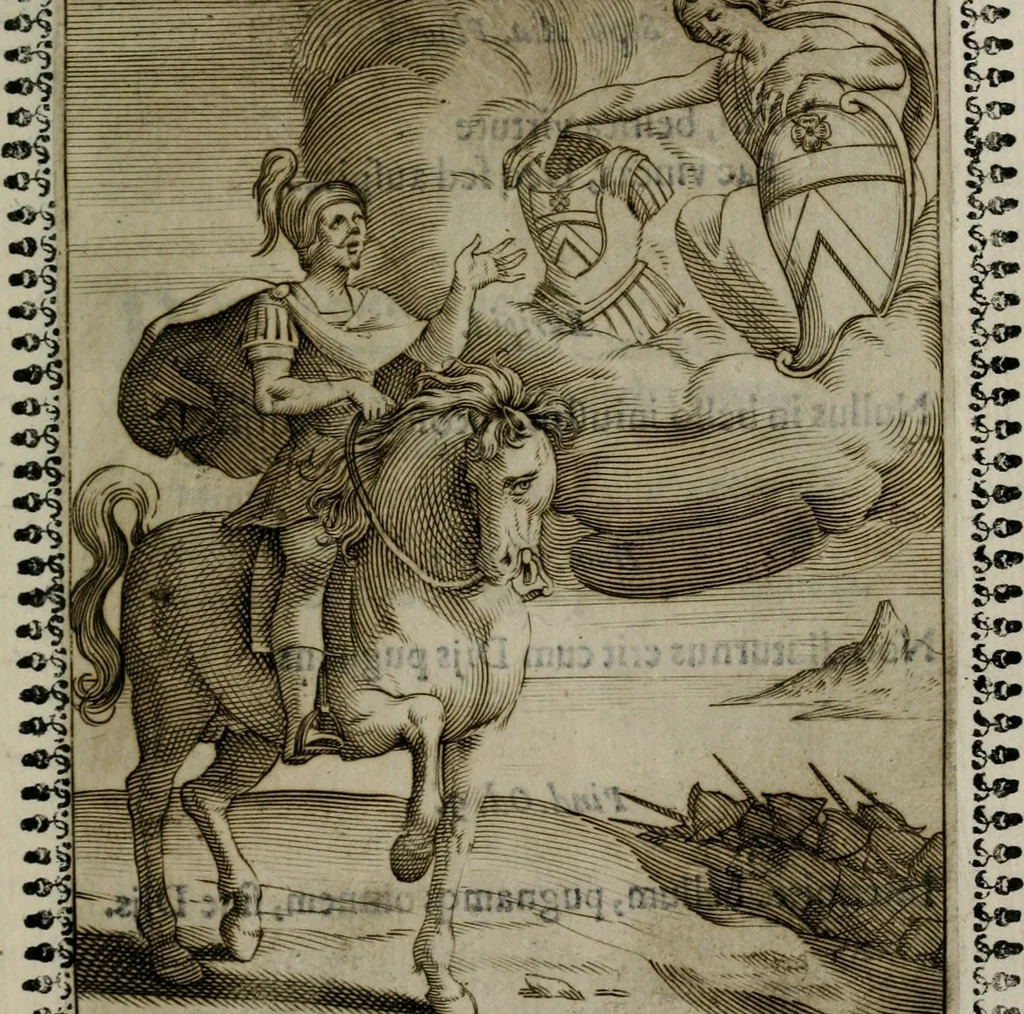 An illustration from Pauli Maccii Emblemata, 1628, leaf 294