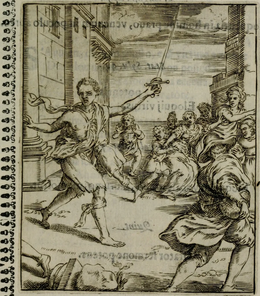 An illustration from Pauli Maccii Emblemata, 1628, leaf 298