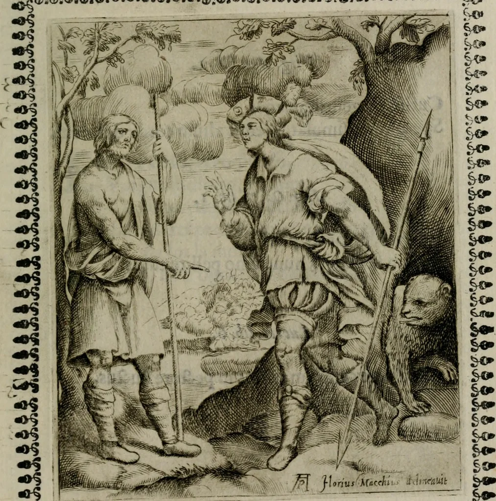 An illustration from Pauli Maccii Emblemata, 1628, leaf 314