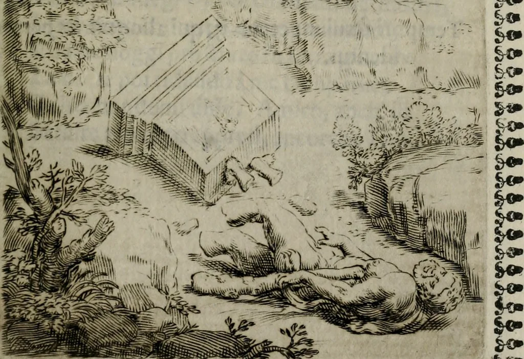 An illustration from Pauli Maccii Emblemata, 1628, leaf 50